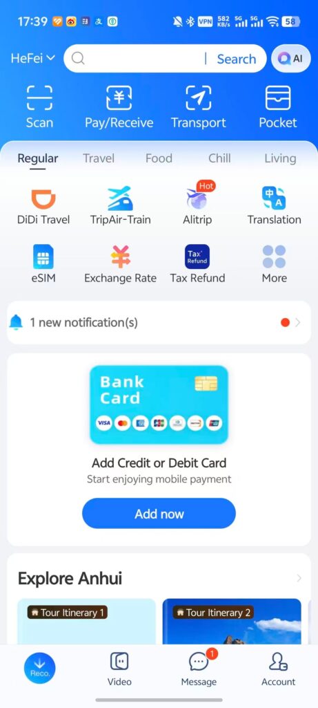 how to use alipay